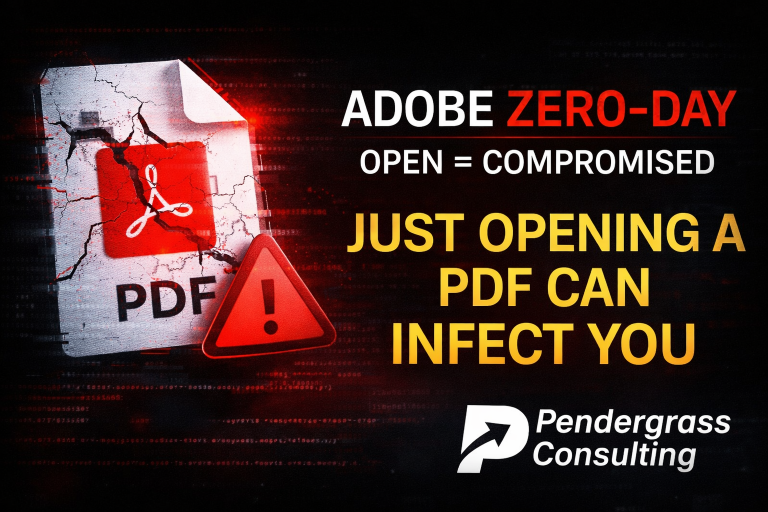 Adobe zero-day vulnerability alert pendergrass consulting